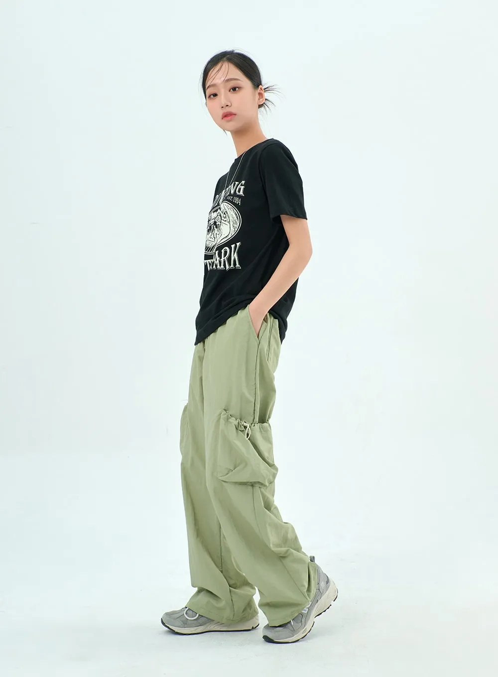 Nylon Pocket Pants BY304