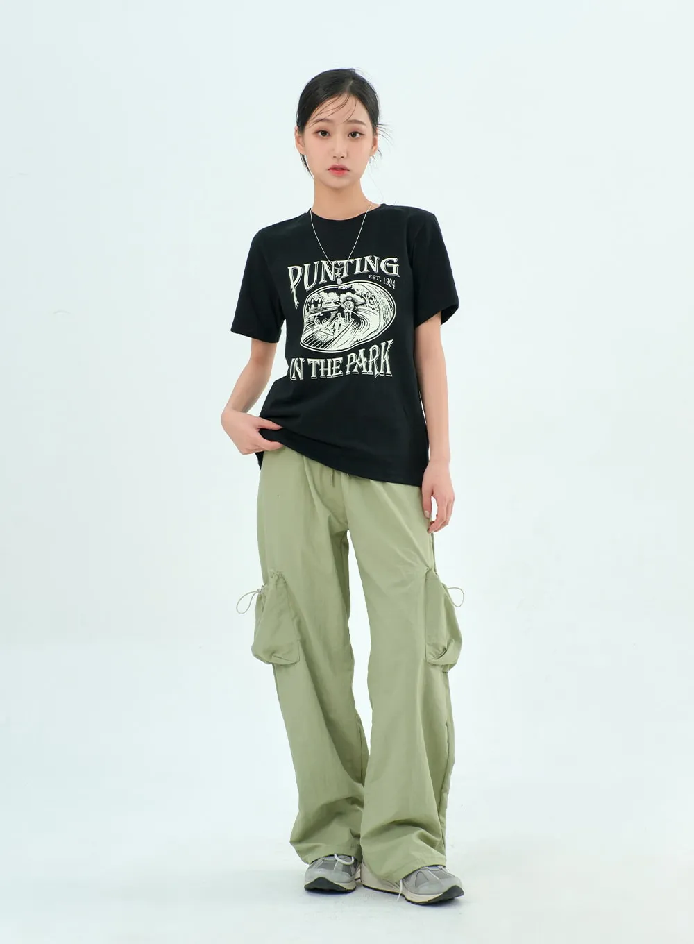 Nylon Pocket Pants BY304