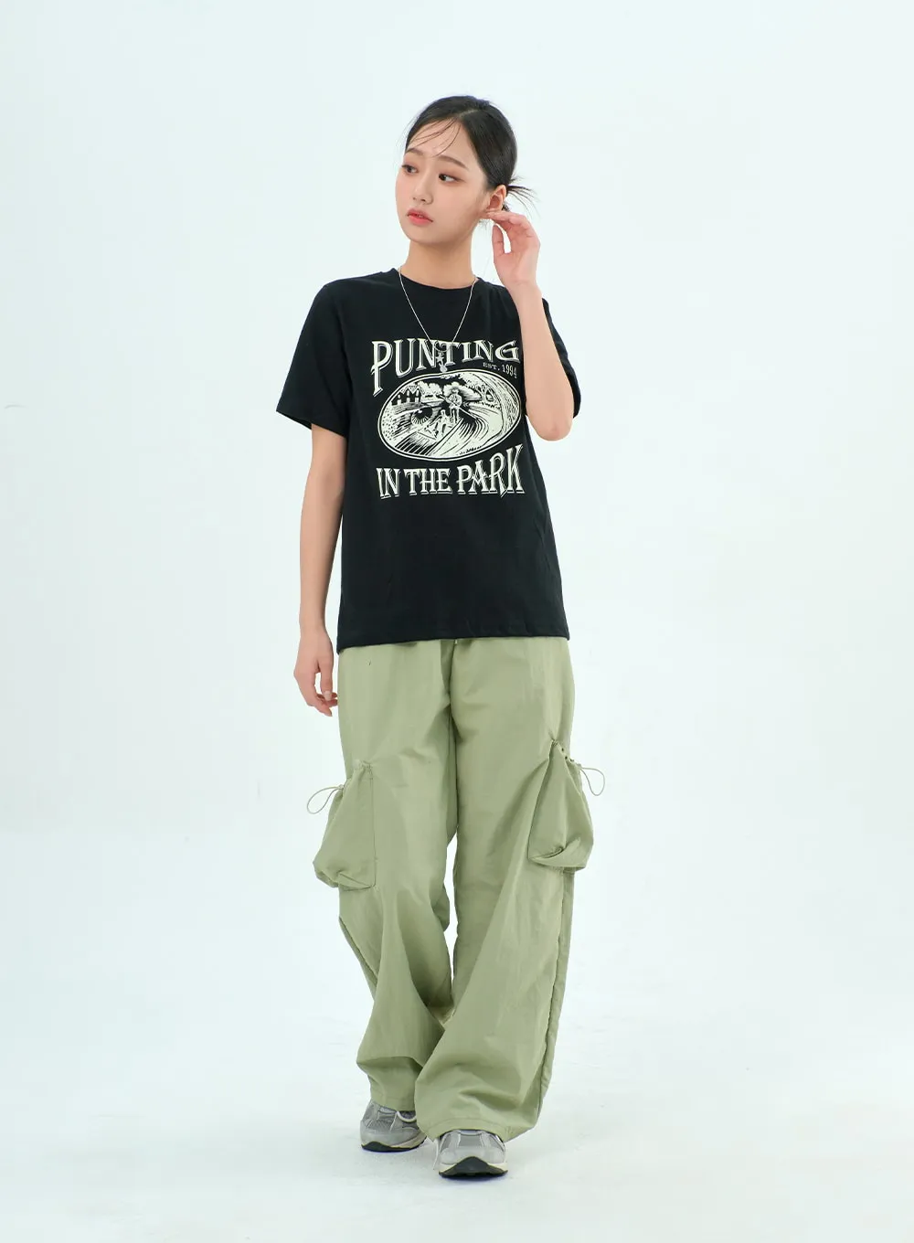 Nylon Pocket Pants BY304