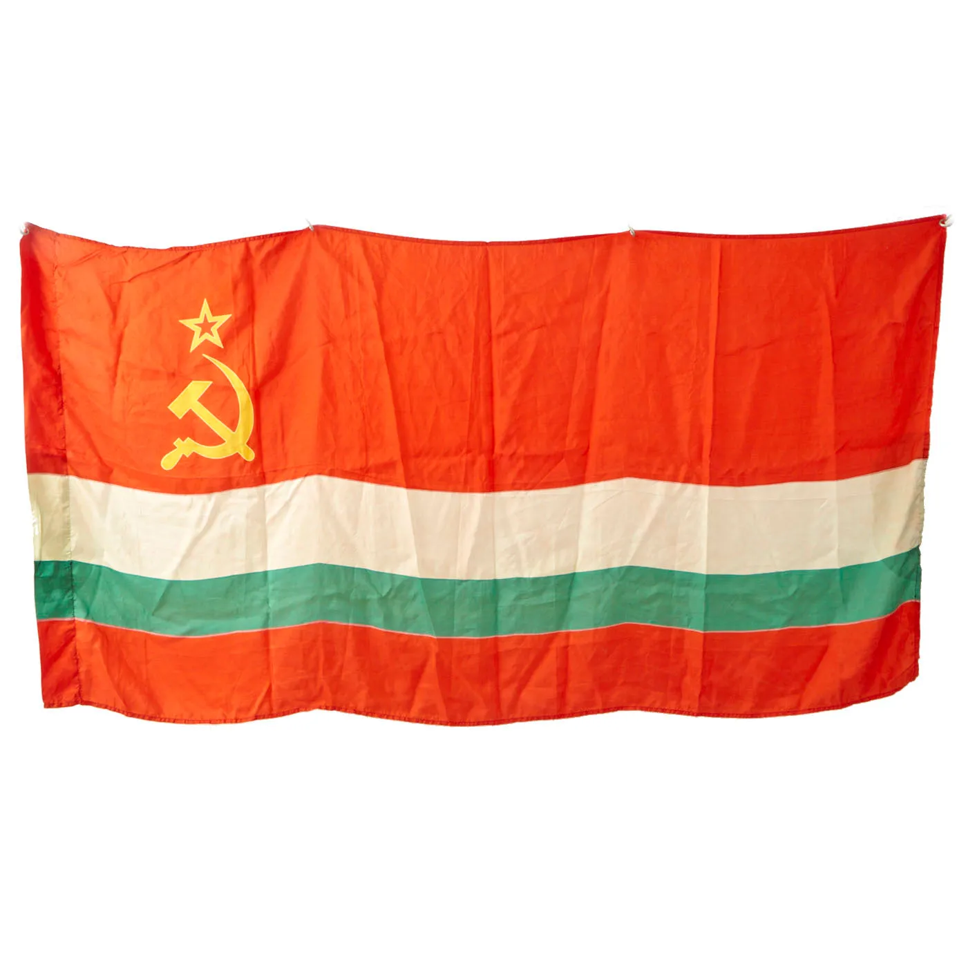 Original Flags of the Soviet Republics and Georgian SSR Lot - 5 Items