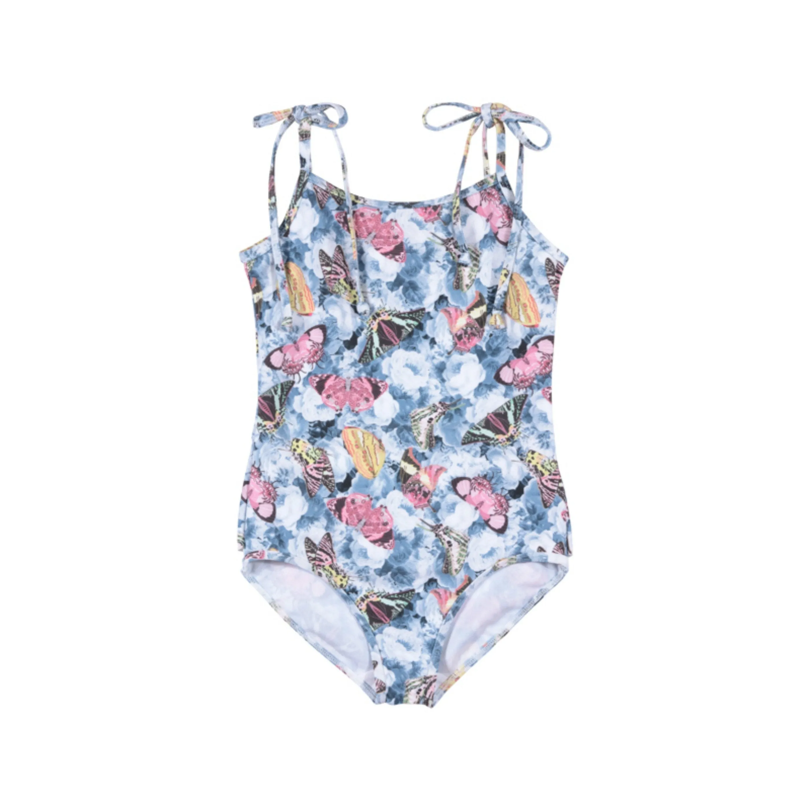 Paper Wings Girls Vintage Butterfly Bustle Swimsuit