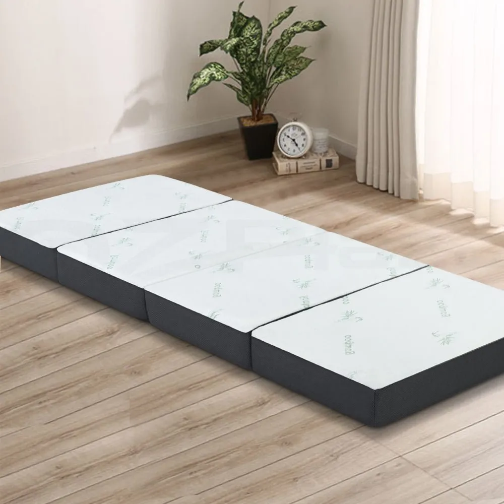 Portable Mattress Folding Foldable Foam Floor Bed Tri Fold 180cm