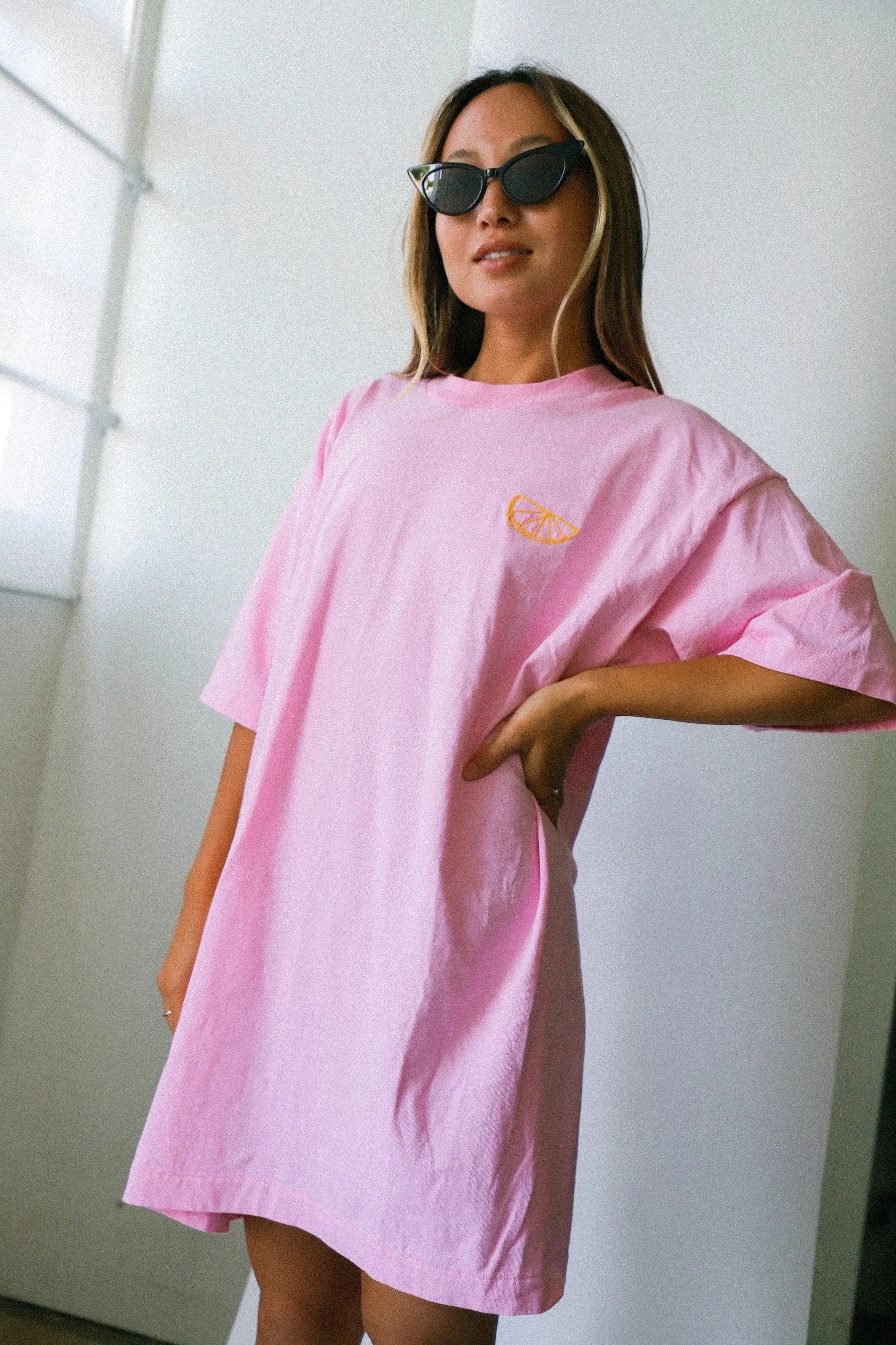 Prism X Large Lemonade Pink Lemon Tee Dress