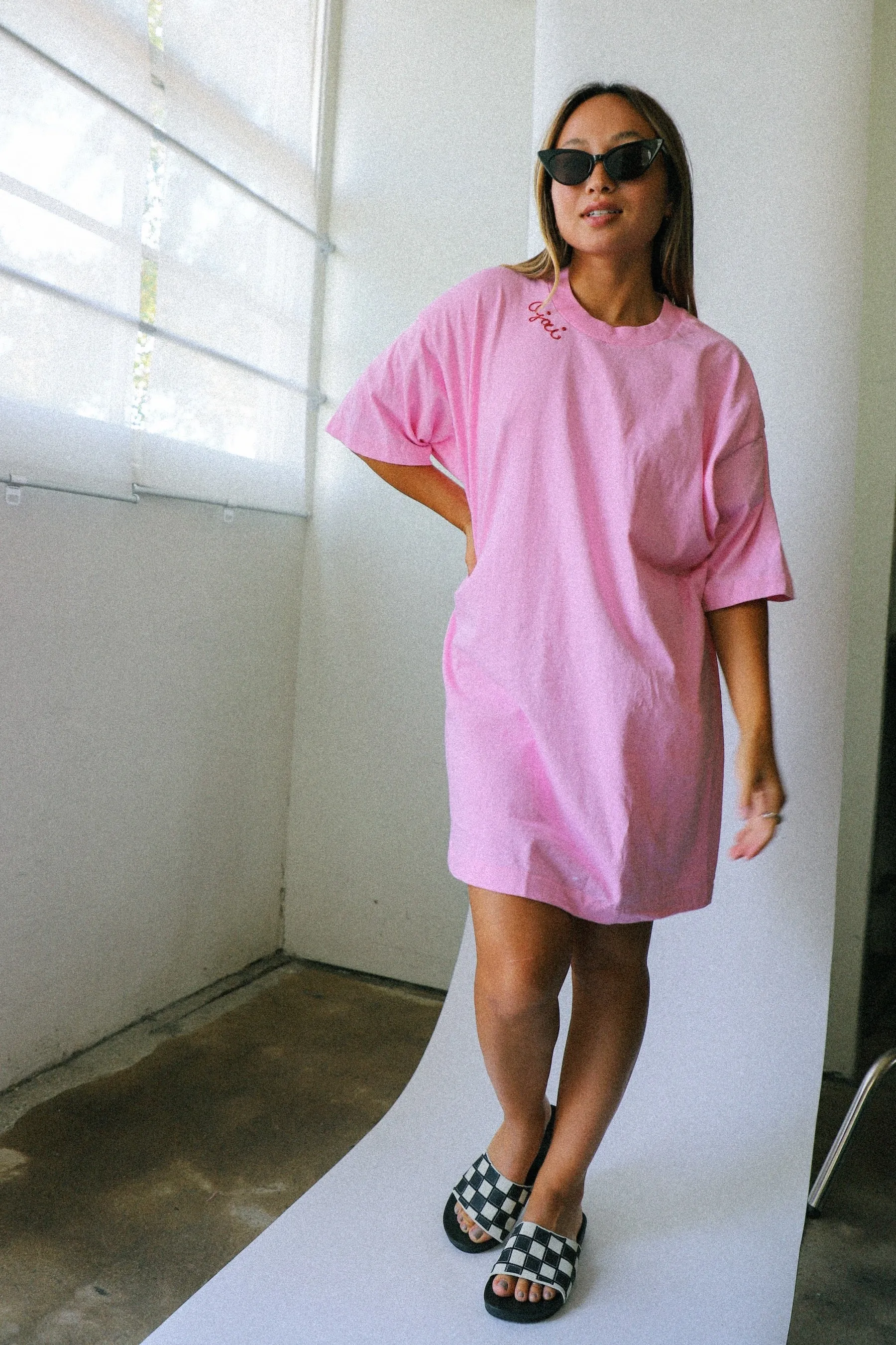 Prism X Large Lemonade Pink Ojai Tee Dress