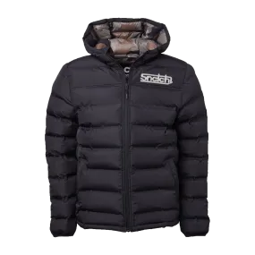 Puffer Jacket Wide Channel Black