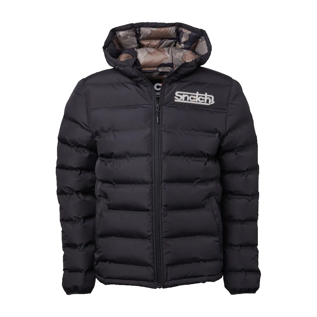 Puffer Jacket Wide Channel Black