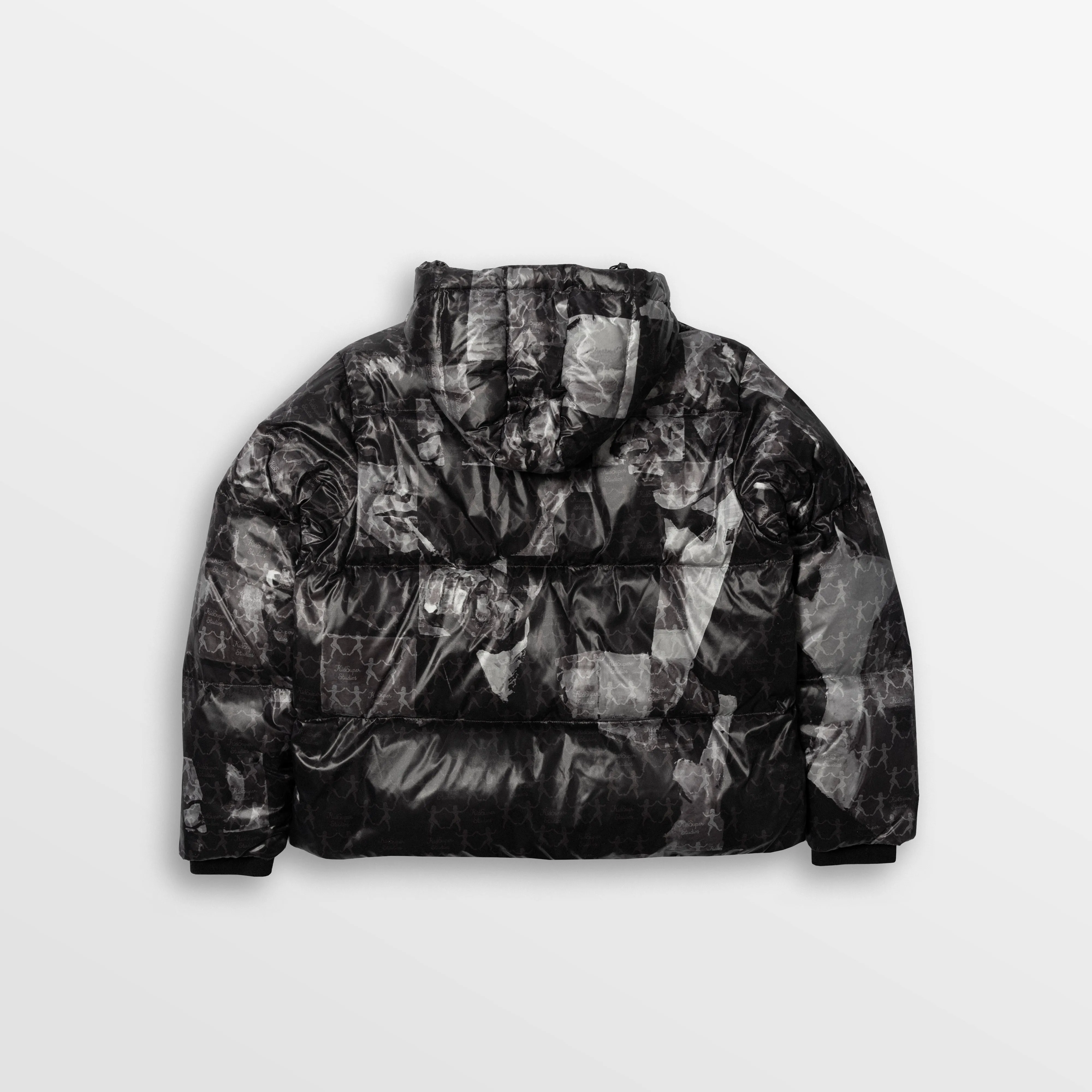 Puma x KidSuper MMQ AOP Puffer Jacket Black