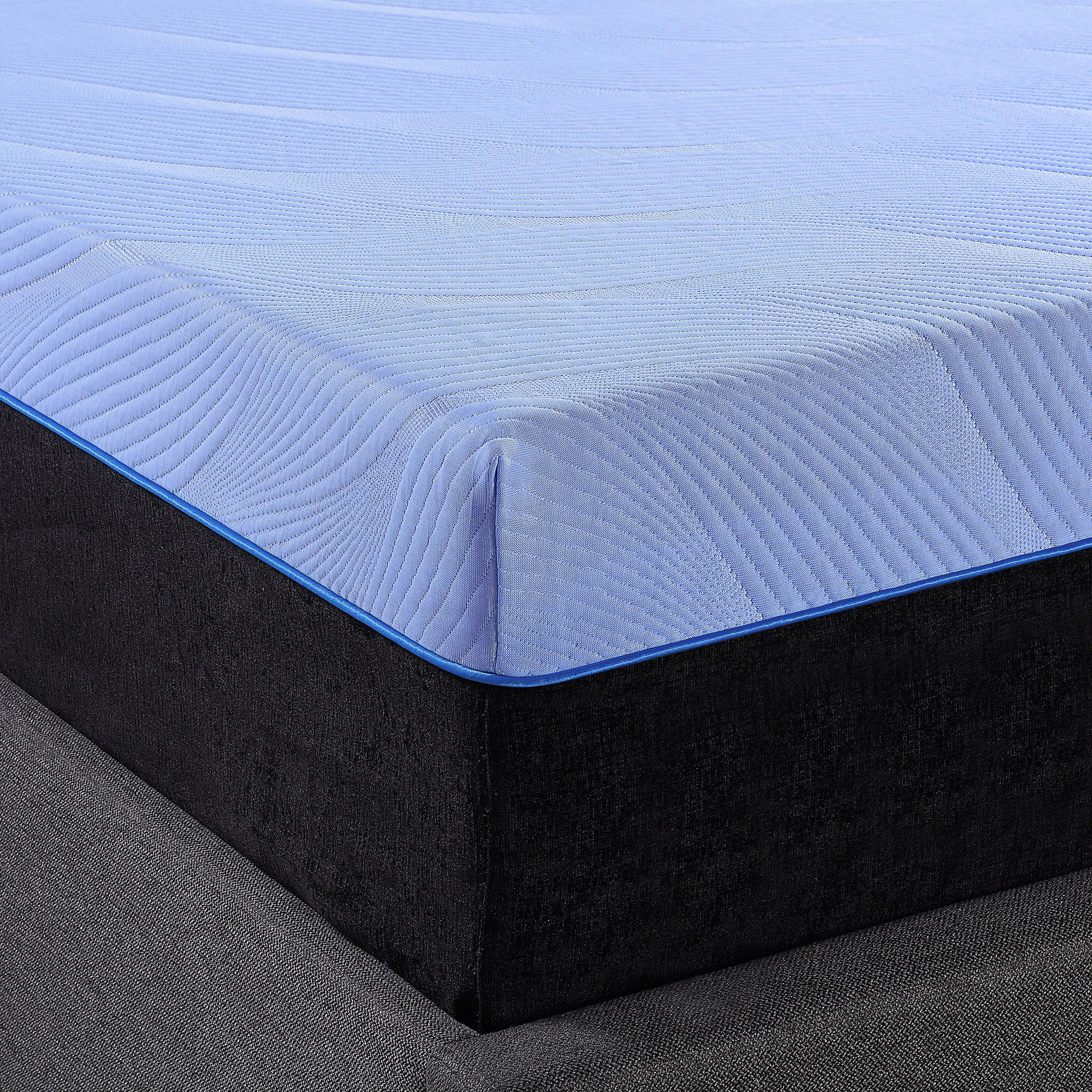 Queen Mattress, 12" Hybrid Cooling GelCare with Coils, Refresh