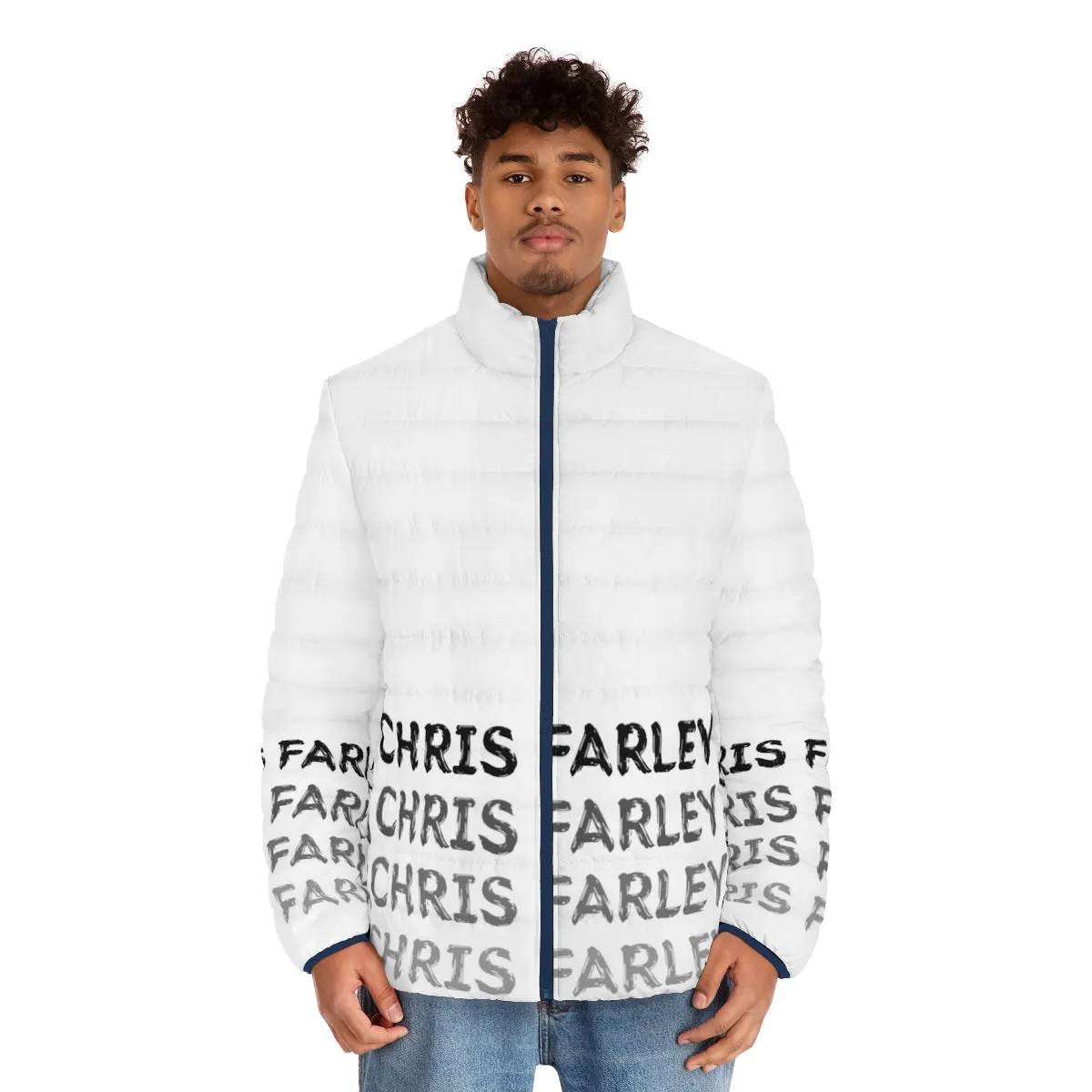 "Chris Farley's 'Matt Foley' Puffer Jacket - Iconic 90s Comedy Apparel"