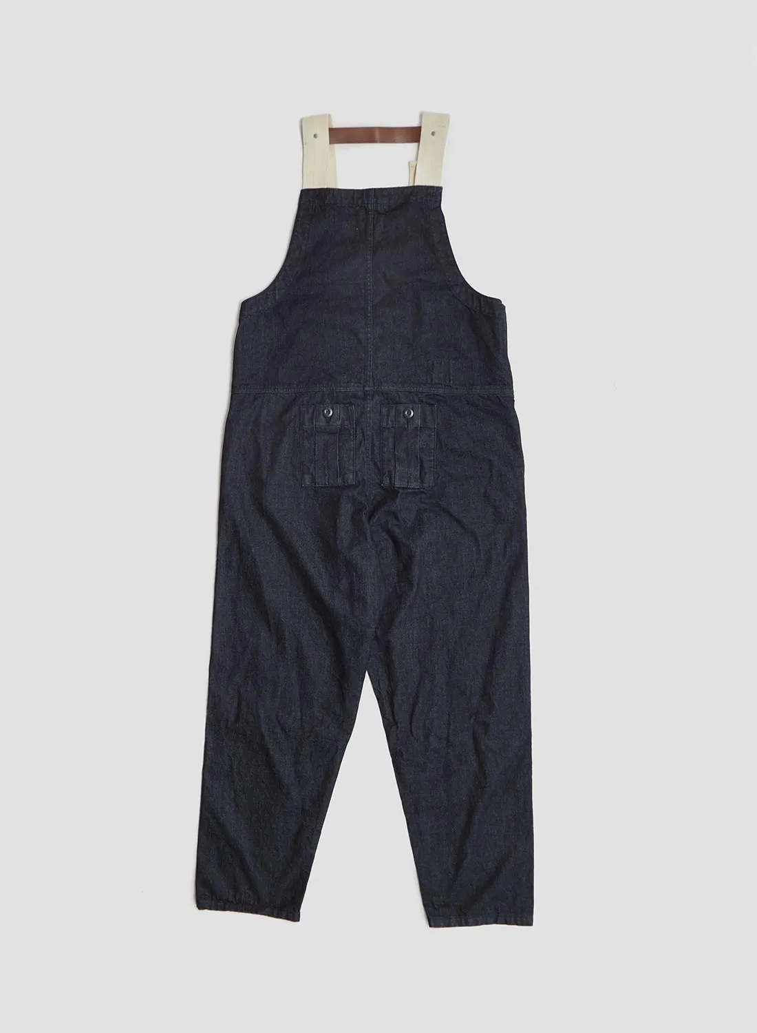 Railway Dungaree Denim in Indigo