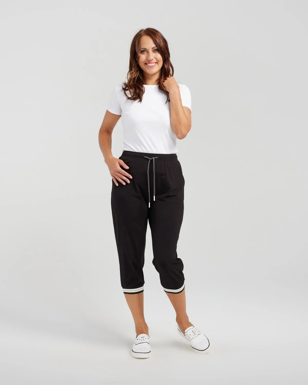 Raven Pant - Black/White