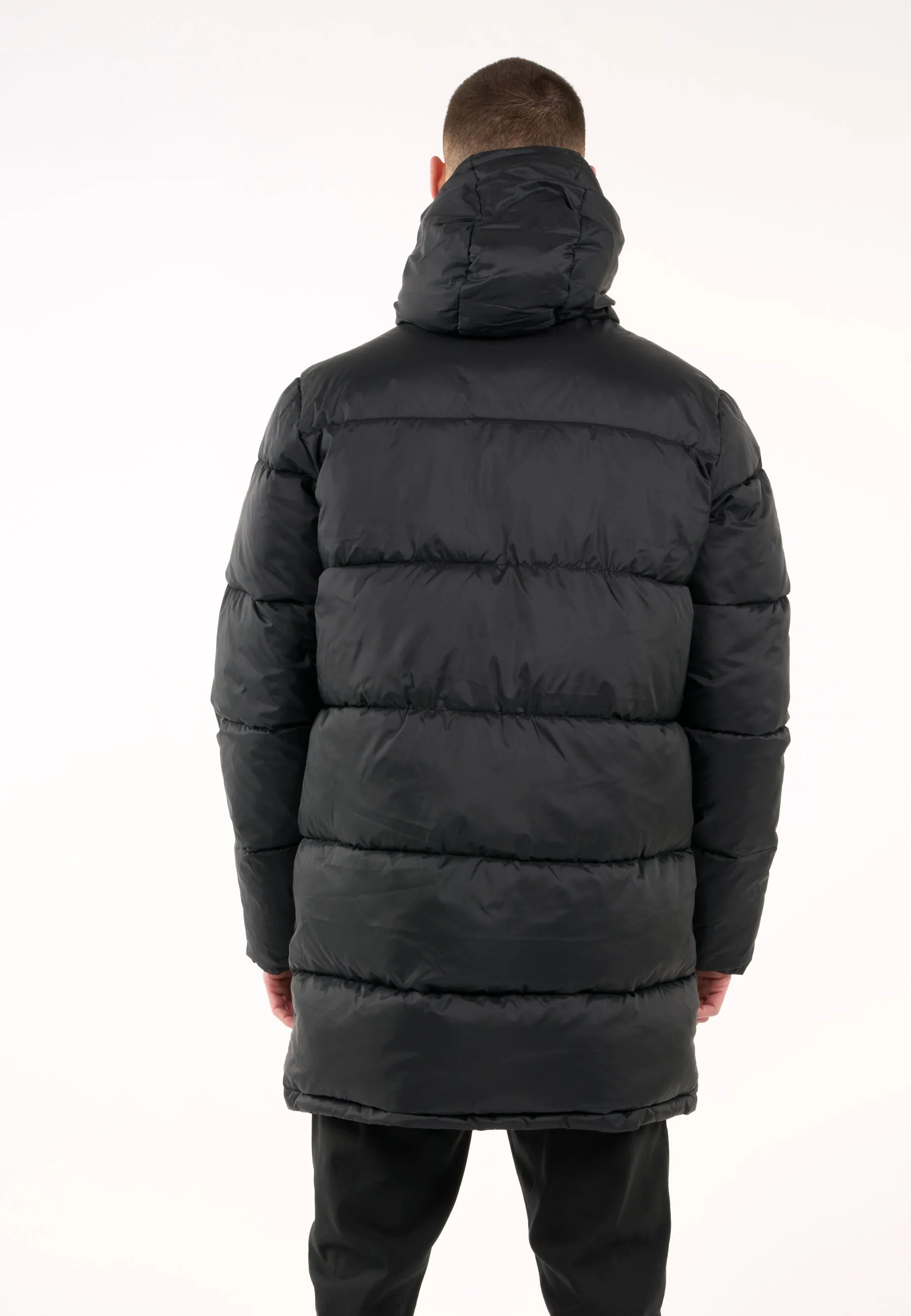 REPREVE ™ puffer long jacket THERMO ACTIVE™ - Black Jet