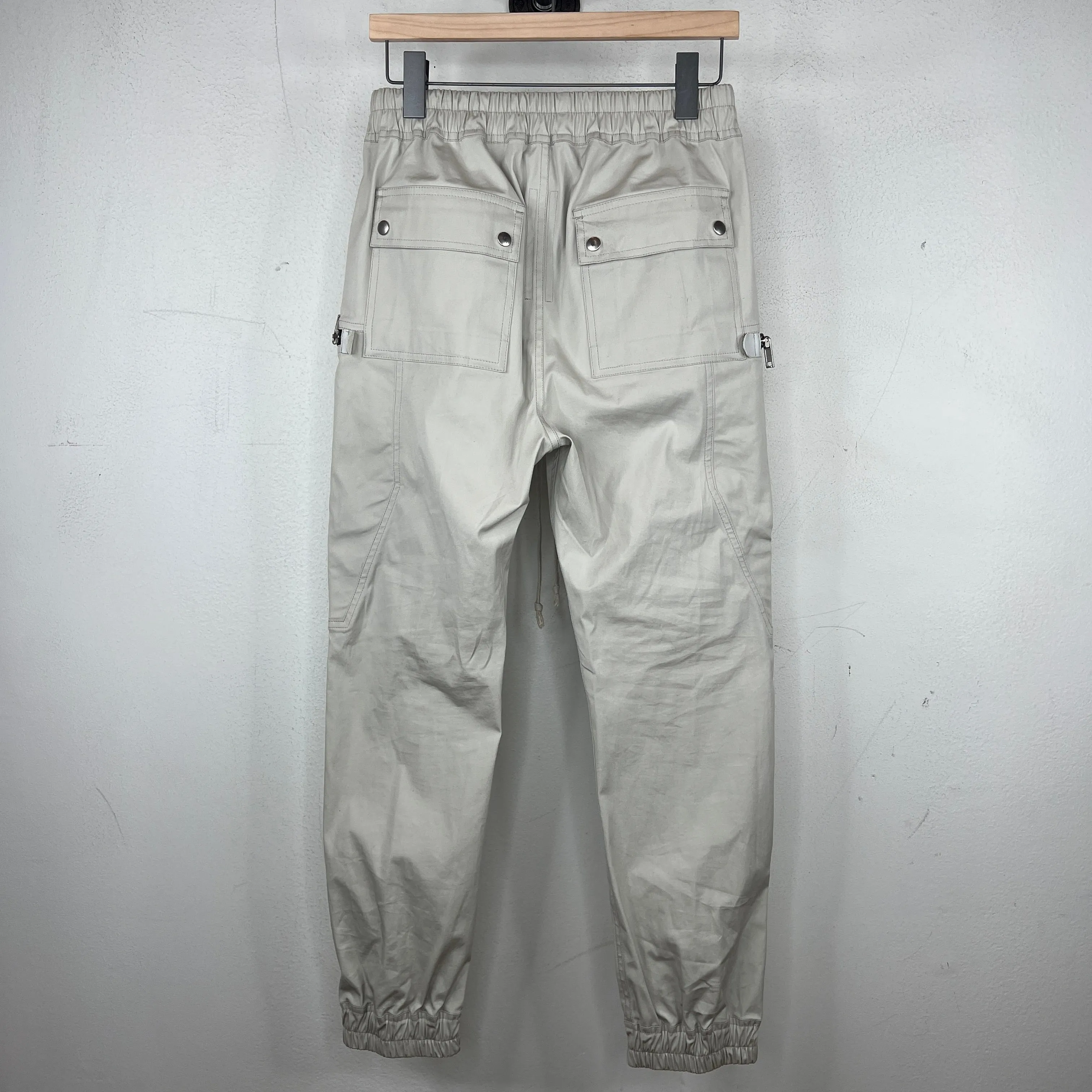 Rick Owens Grey Bauhaus Cargo Pants