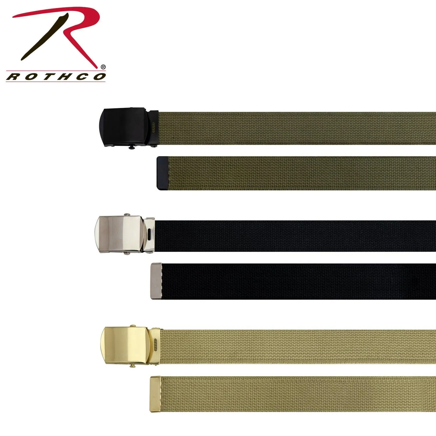 Rothco Web Belts In 3 Pack