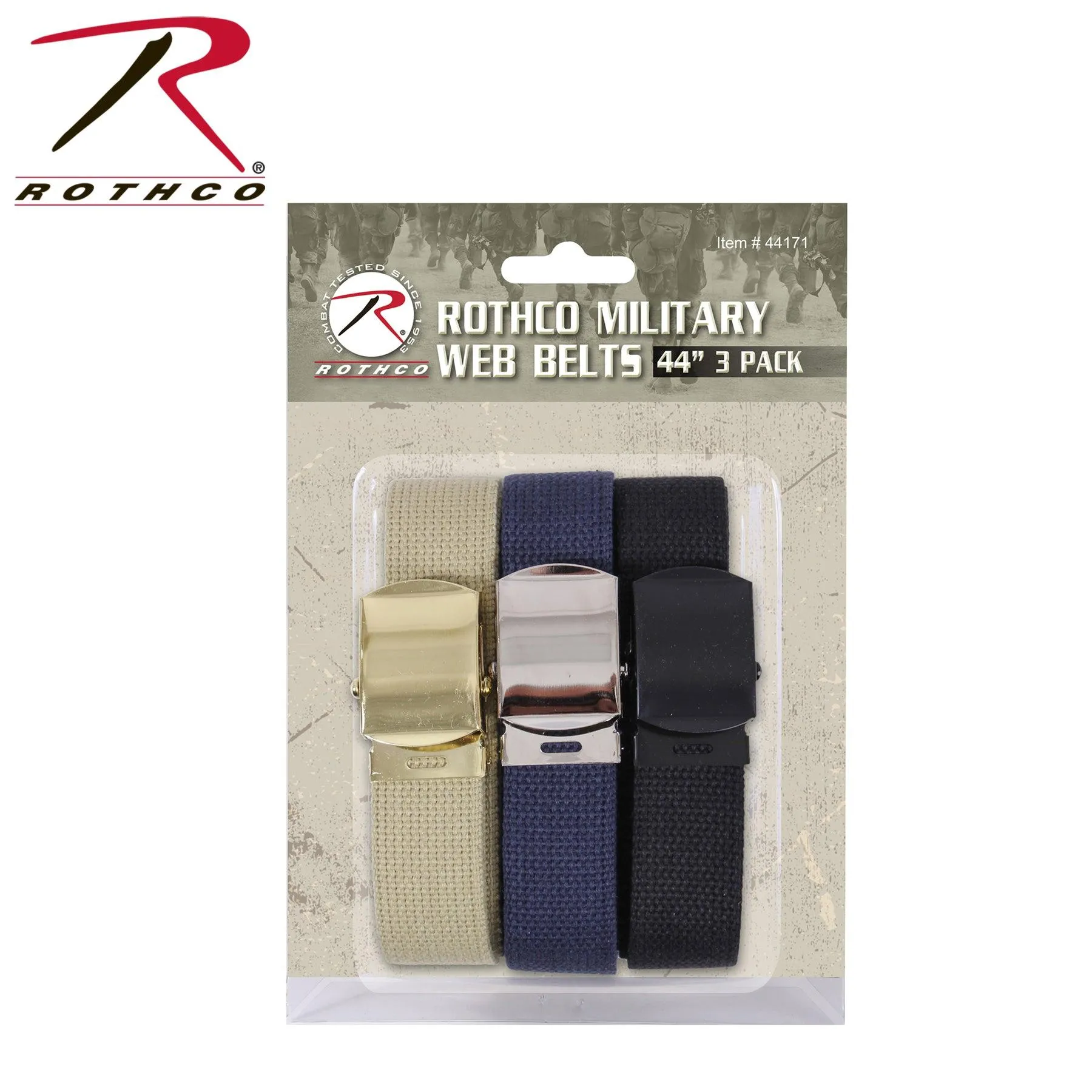 Rothco Web Belts In 3 Pack