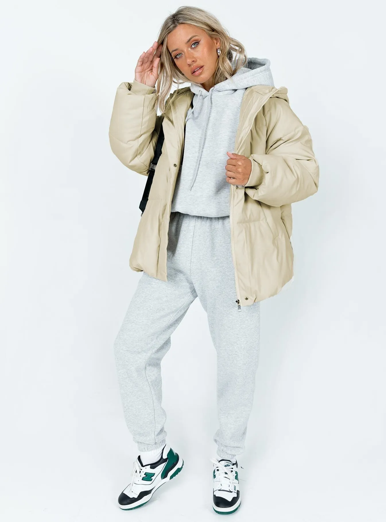 Samira Puffer Jacket Off White