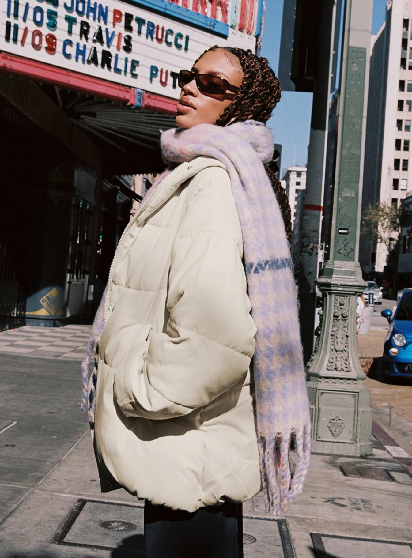 Samira Puffer Jacket Off White