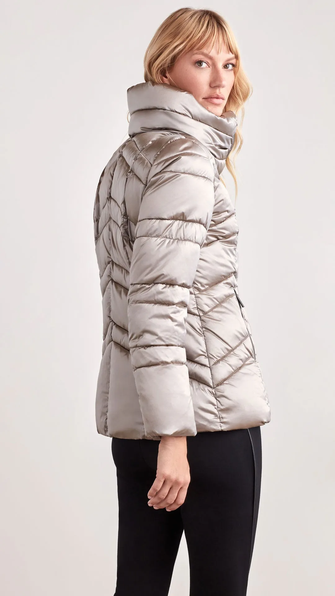 SATEEN PUFFER JACKET