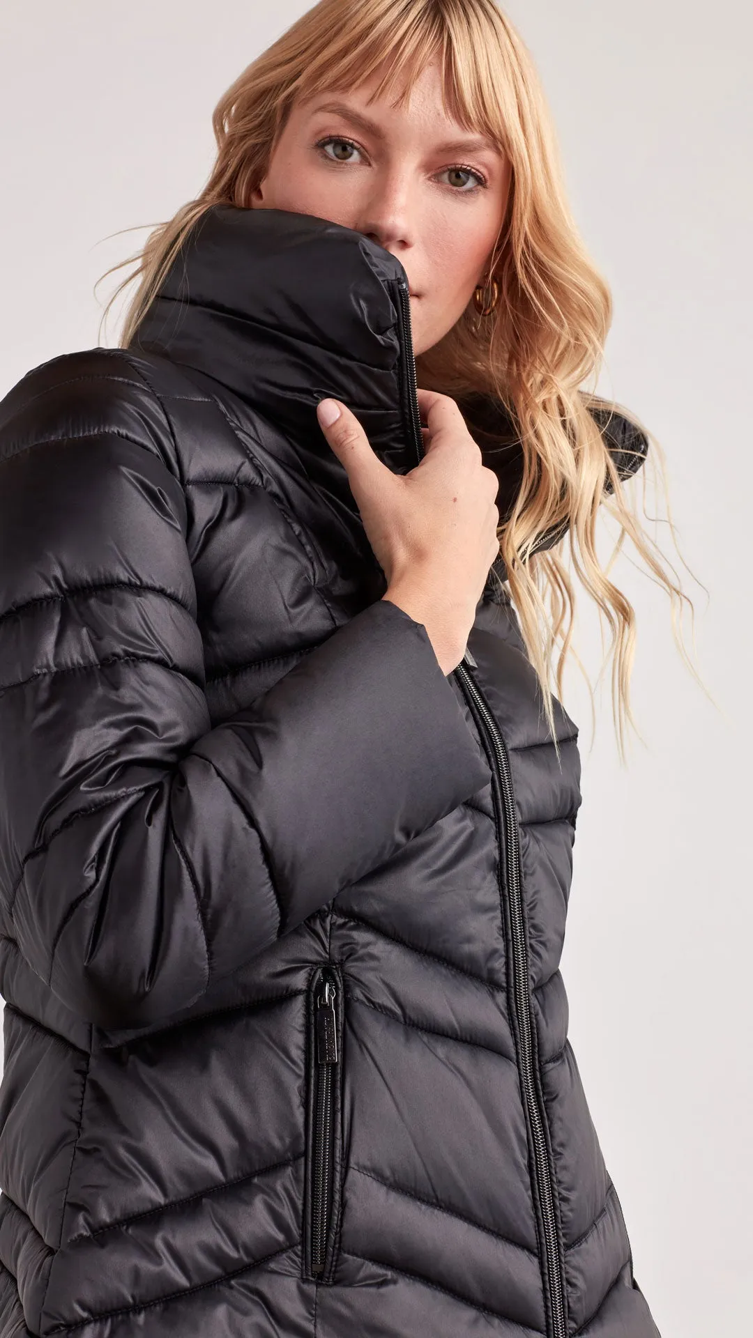 SATEEN PUFFER JACKET