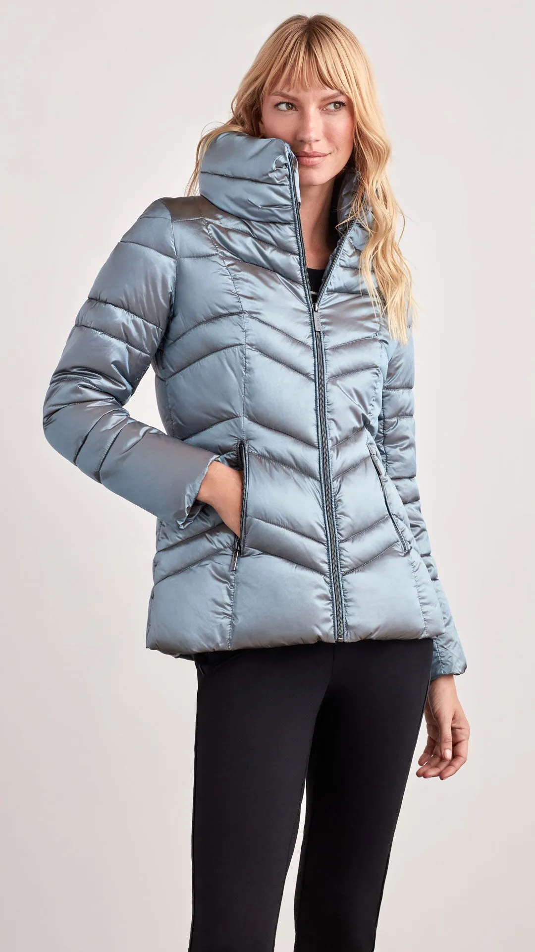 SATEEN PUFFER JACKET