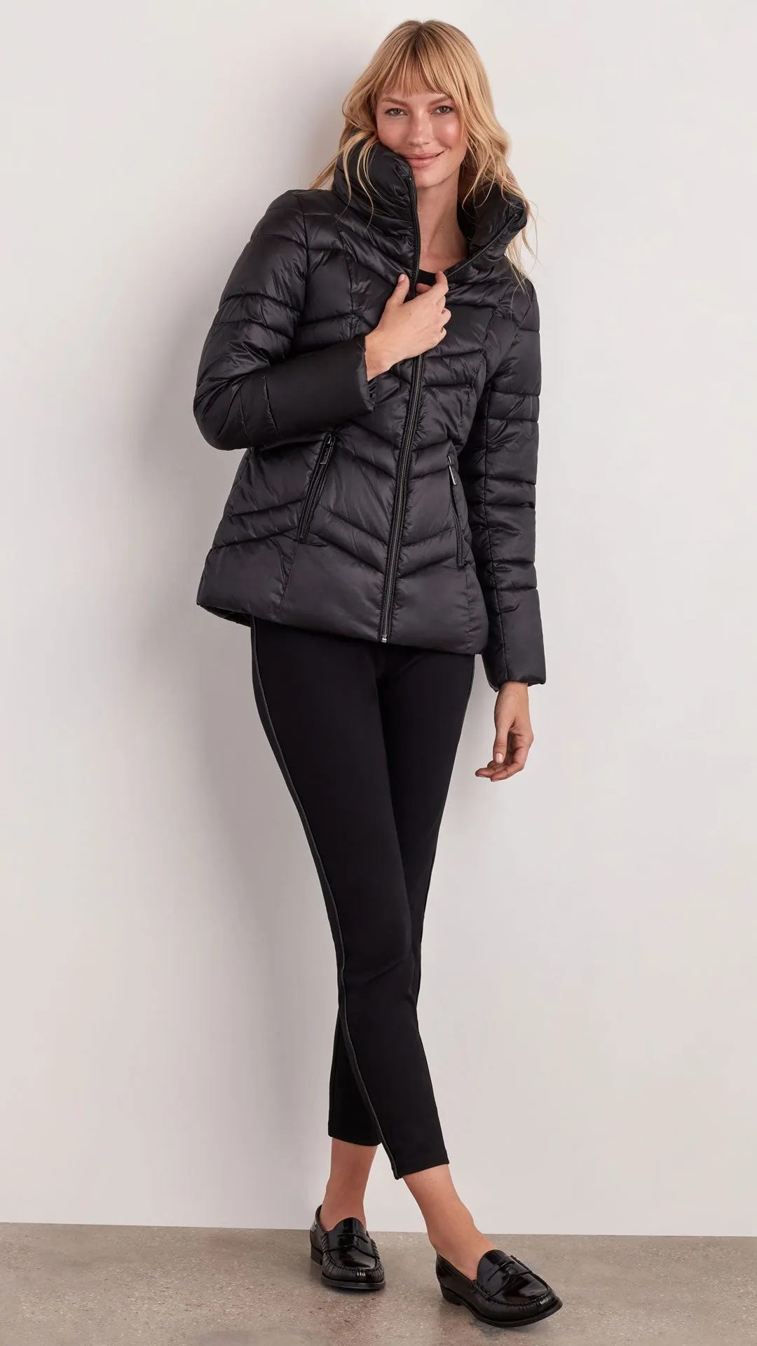 SATEEN PUFFER JACKET