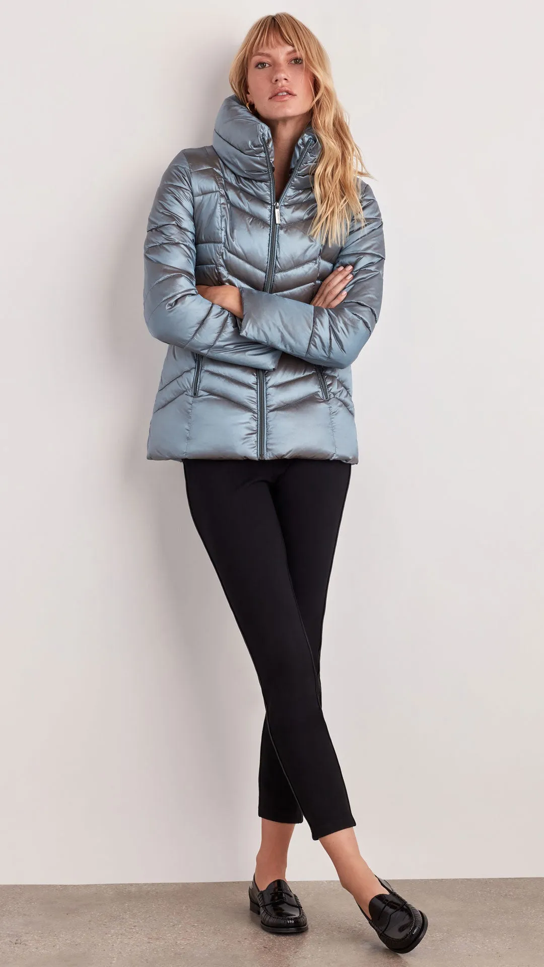 SATEEN PUFFER JACKET