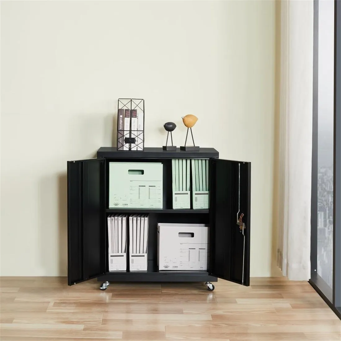 Secure Metal Filing Cabinet