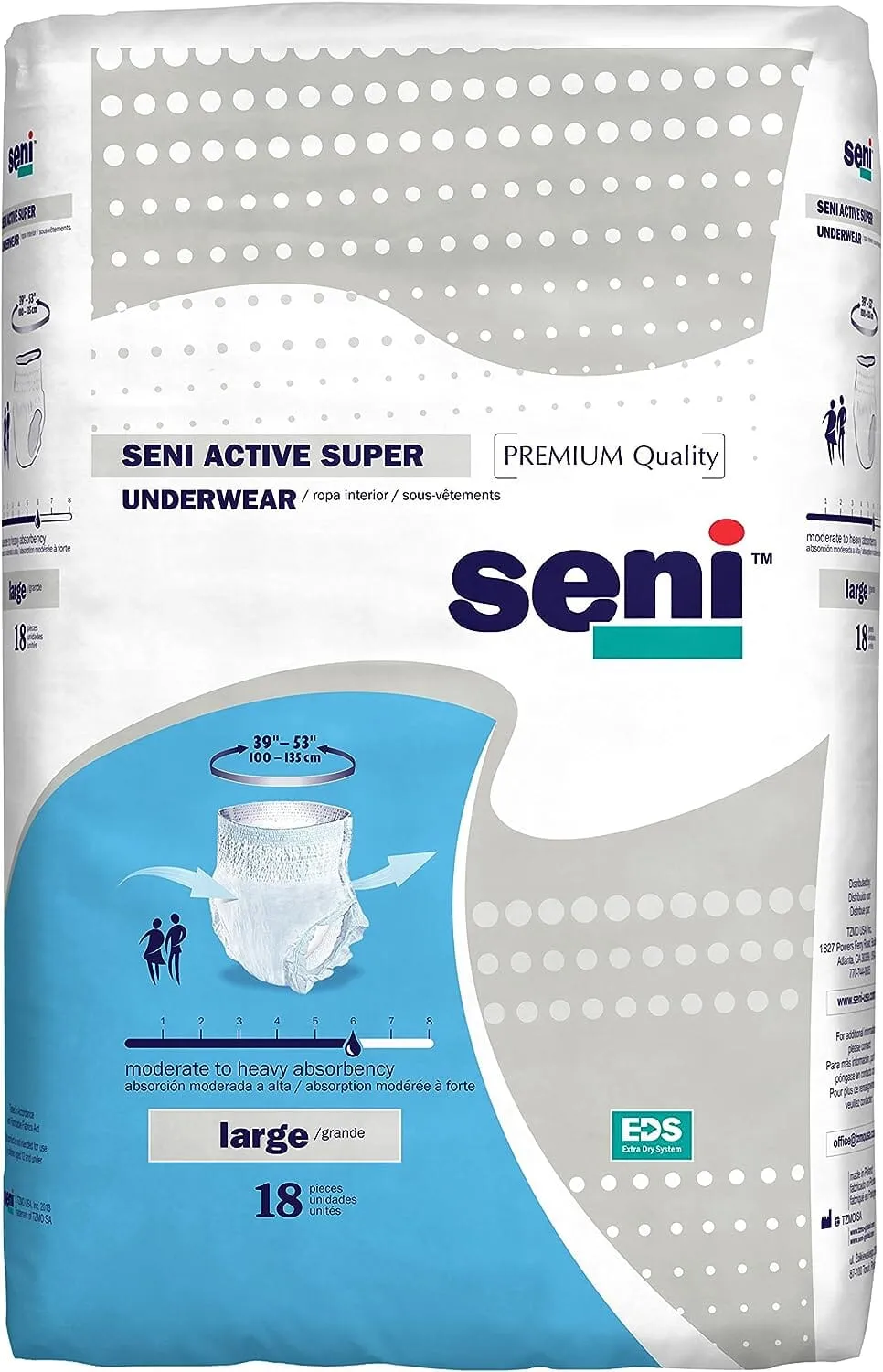 Seni Active Super Protective Underwear - Moderate to Heavy Absorbency