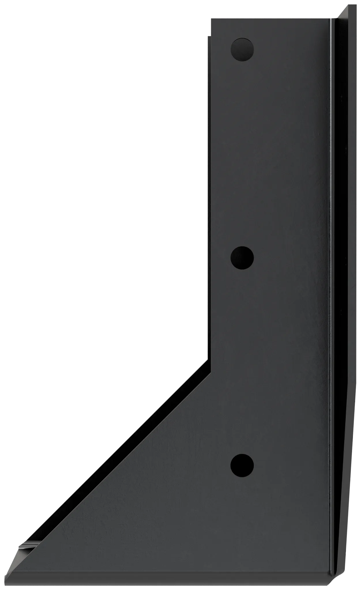 Simpson OHU48-SDS3 OHU Black Powder-Coated Ornamental Joist Hanger for 4x8 w/ Strong-Drive SDS Screws