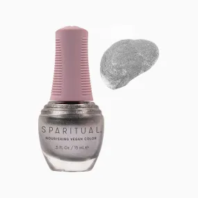 Sparitual Nourishing Lacquer Polish - Shape Shifter - Silver Shimmer - 15ML