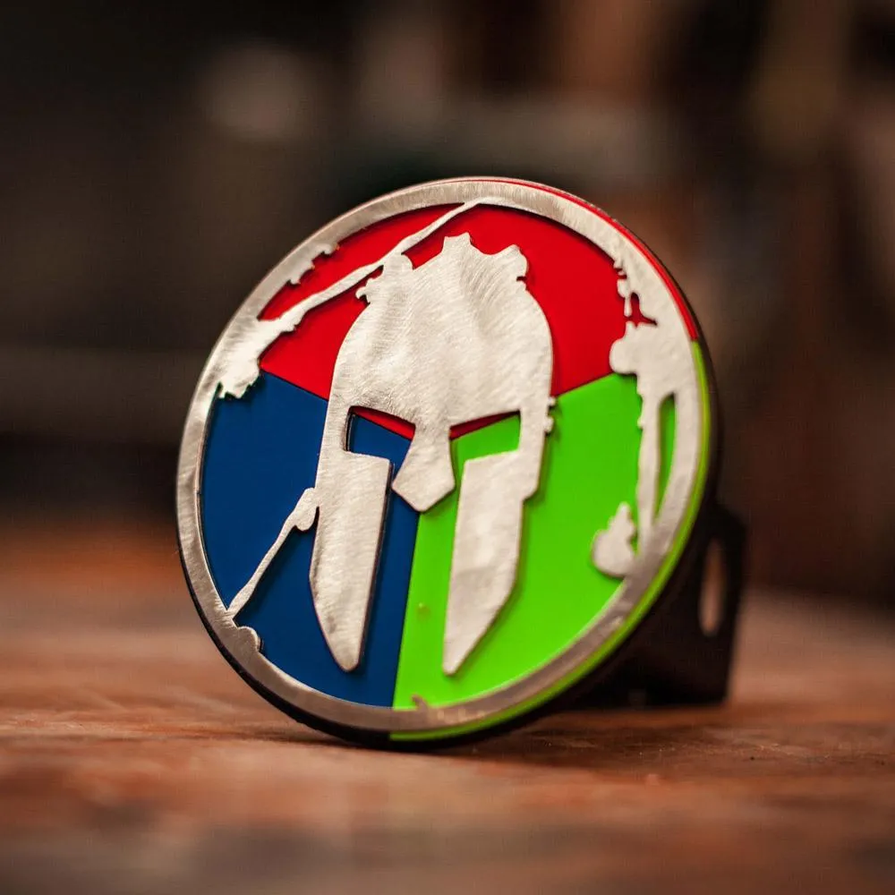 SPARTAN Trifecta Helmet Trailer Hitch Cover