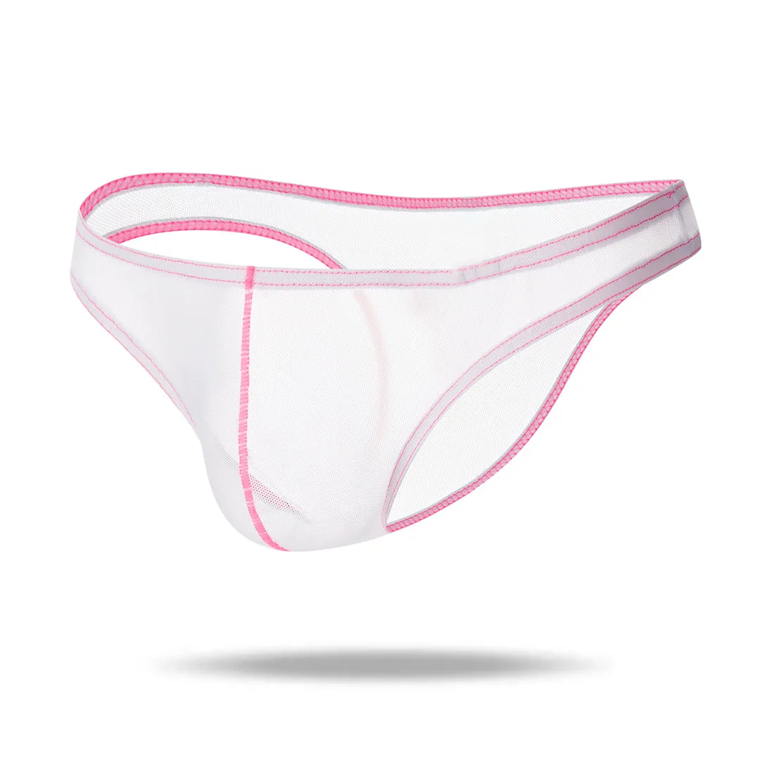 Super Sexy Half Back Transparent Style Men's Brief