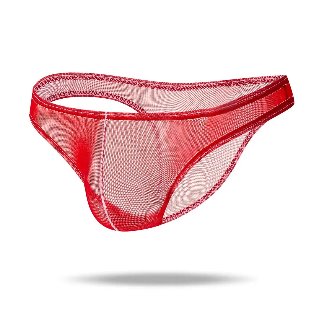 Super Sexy Half Back Transparent Style Men's Brief