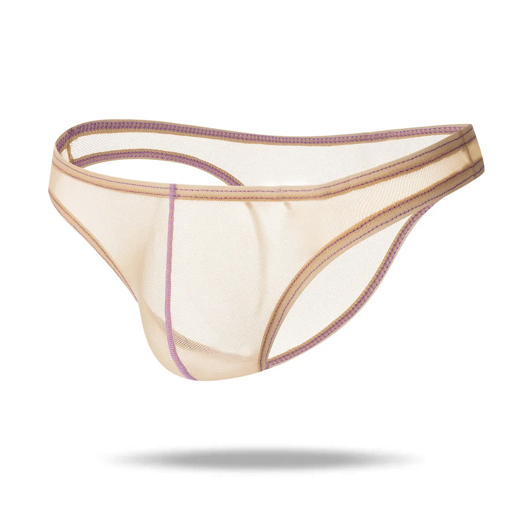 Super Sexy Half Back Transparent Style Men's Brief