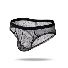 Super Sexy Spider Web Lace Style Men's Brief