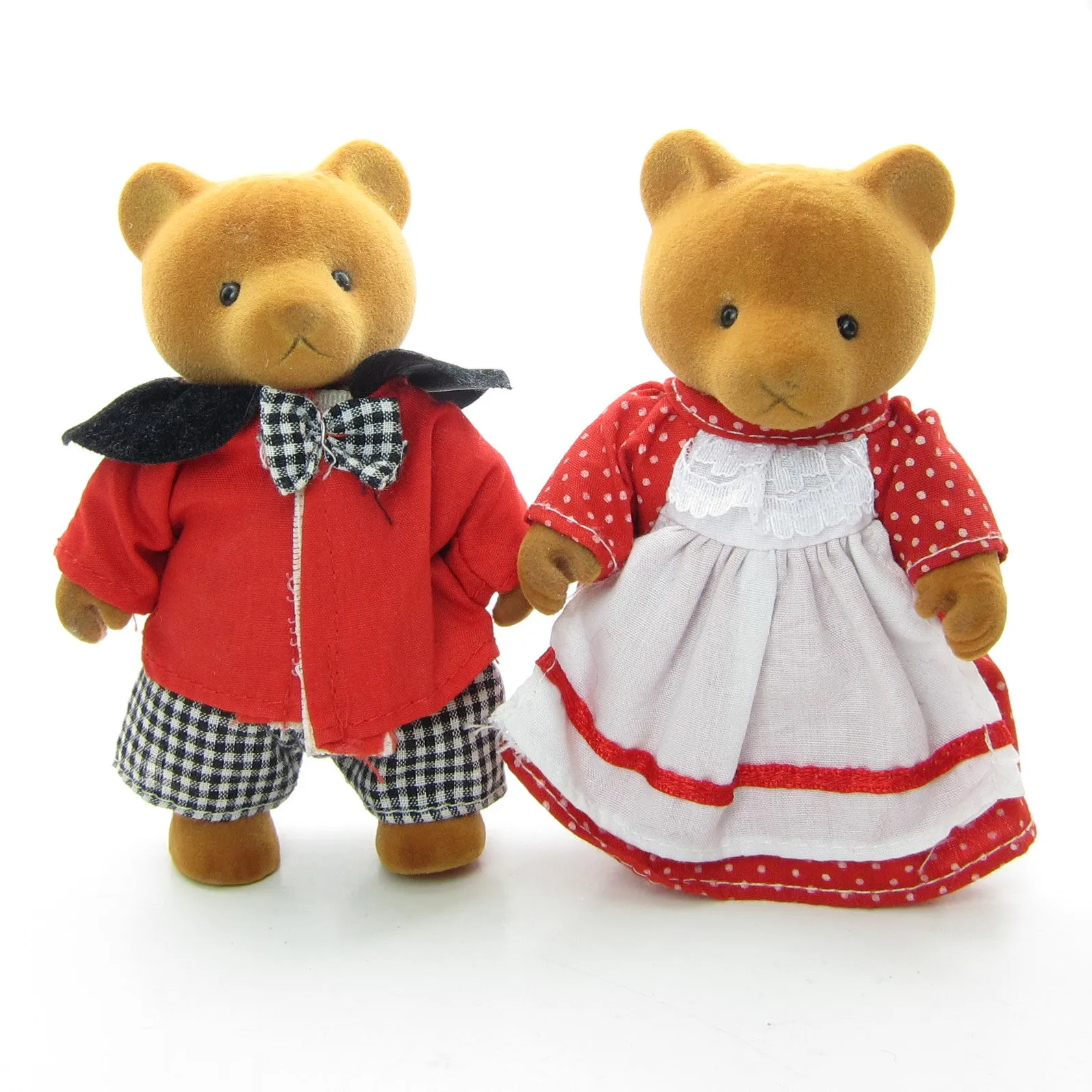 Teddy Bear World or Familie Bär Vintage Brown Bear Couple Mom & Dad by Simba Toys