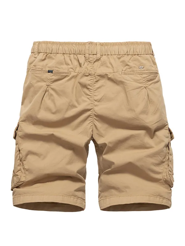 TEEK - Mens Multi-Pocket Quarter Cargo Shorts