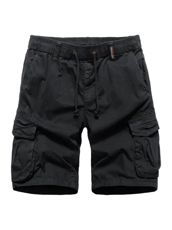 TEEK - Mens Multi-Pocket Quarter Cargo Shorts