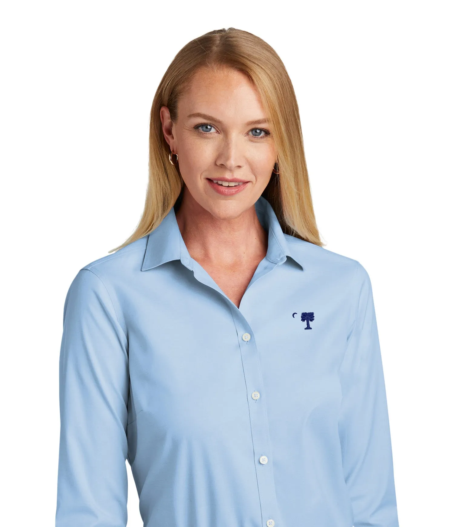 The Citadel Big Red Brooks Brothers® Women’s Wrinkle-Free Stretch Pinpoint Shirt