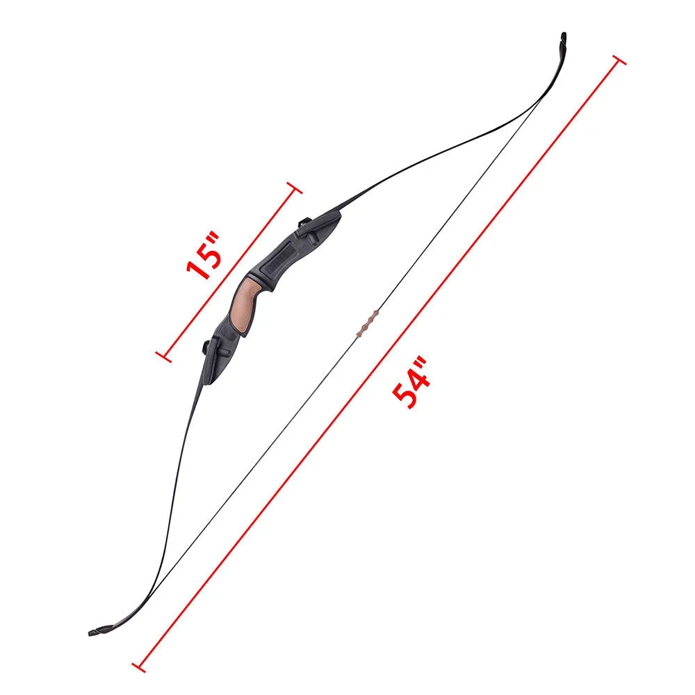 TheLAShop 54" 28lbs Recurve Archery Bow Takedown Right & Left Hand