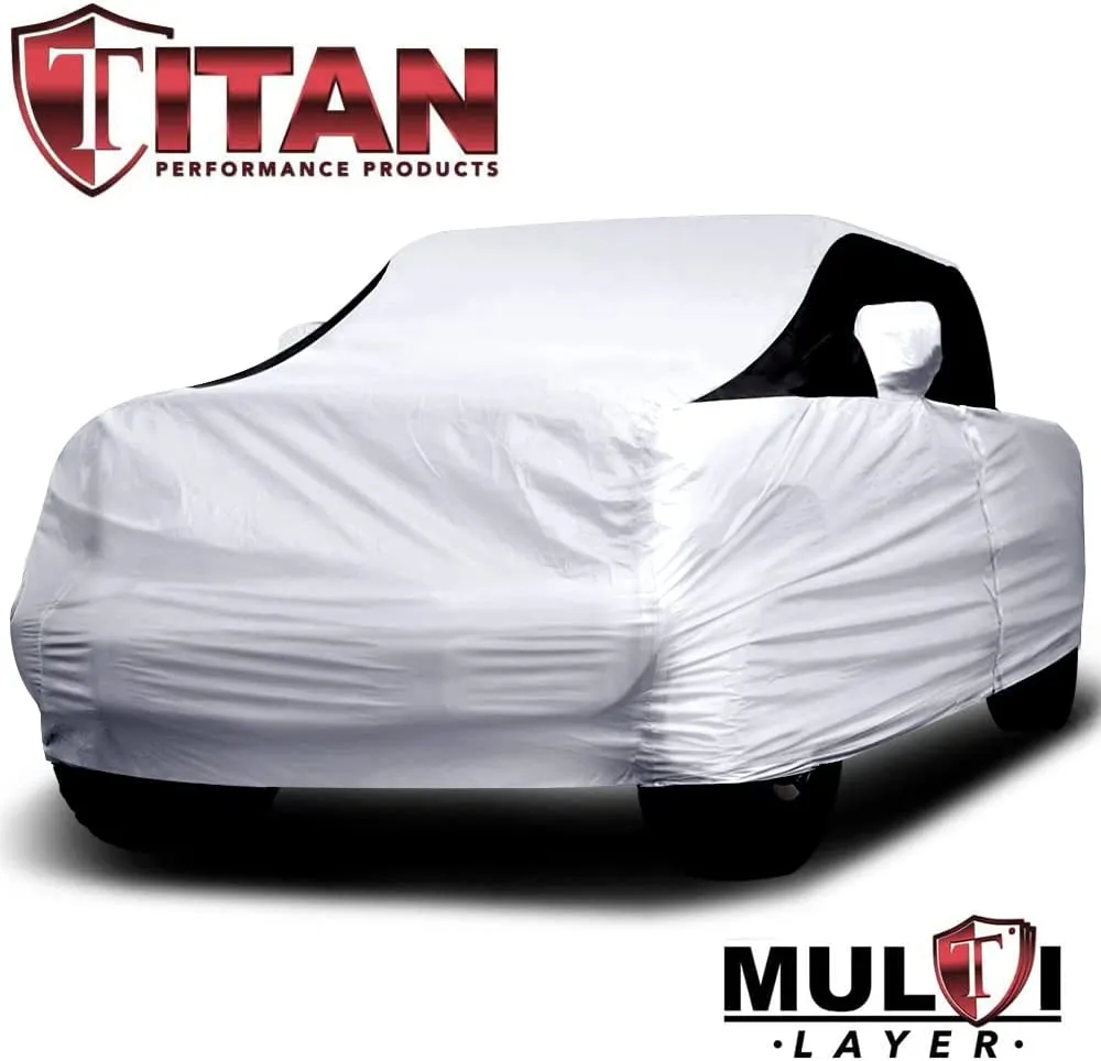 Titan Premium Multi-Layer PEVA Car Cover for Gladiator Pick-up Trucks 218 Inches Long