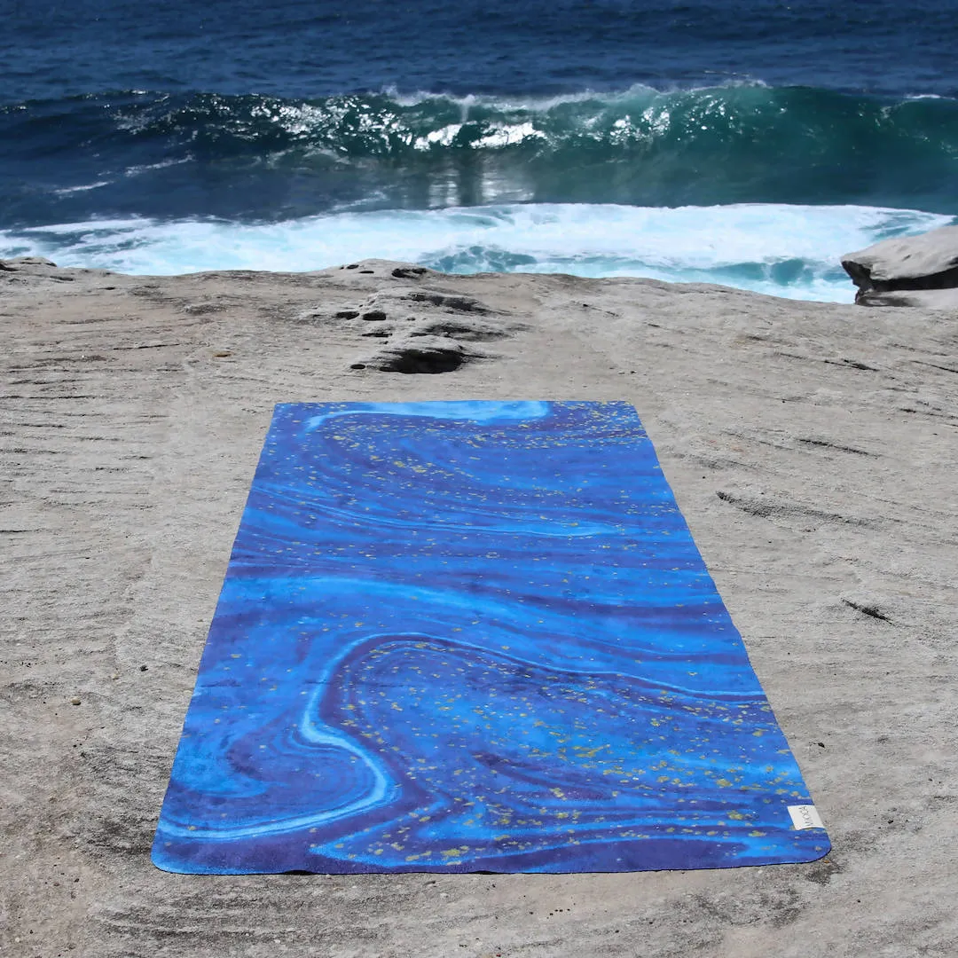 Travel Yoga Mat - Midnight Ocean