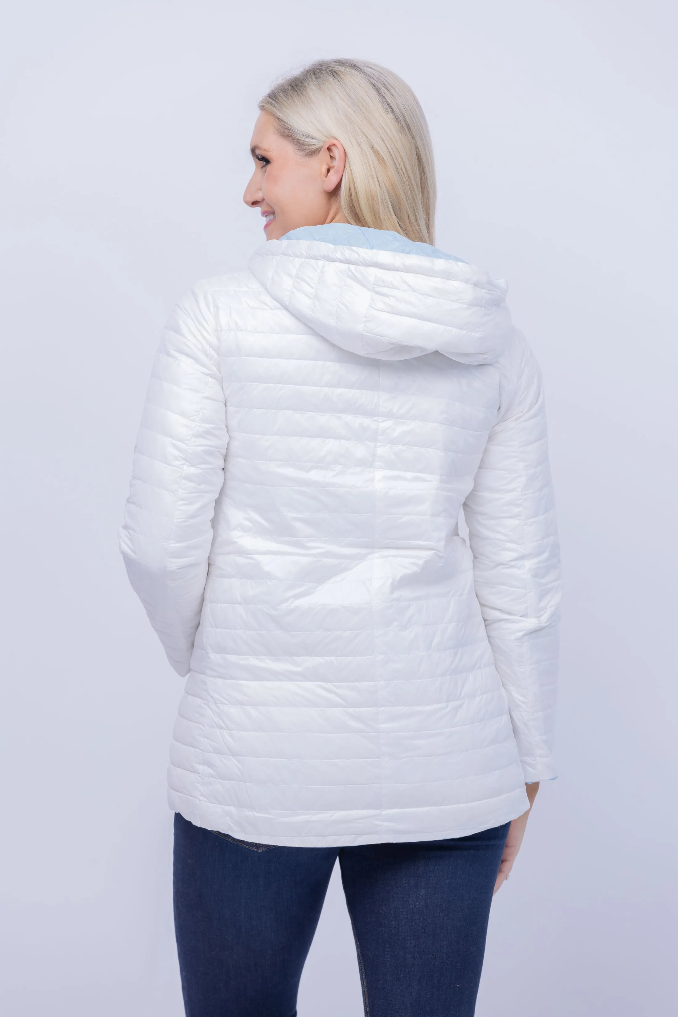 Tyler Boe Martha Reversible Jacket in Ice