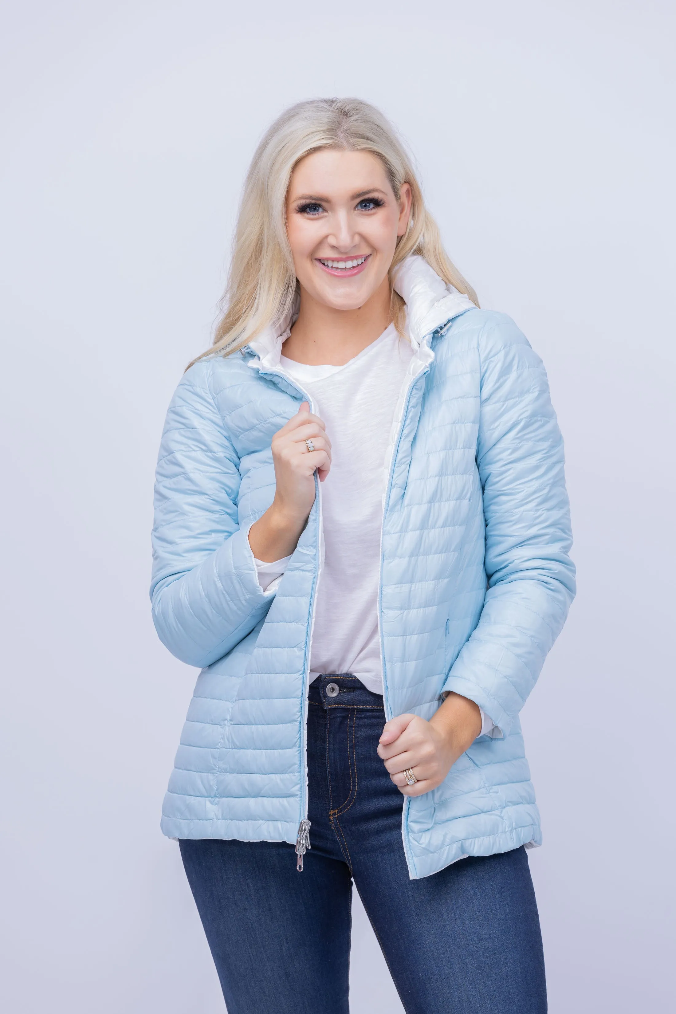 Tyler Boe Martha Reversible Jacket in Ice