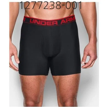 Under Armour Mens Original Series 6 Boxerjock Underwear Black/Red 1277238-001