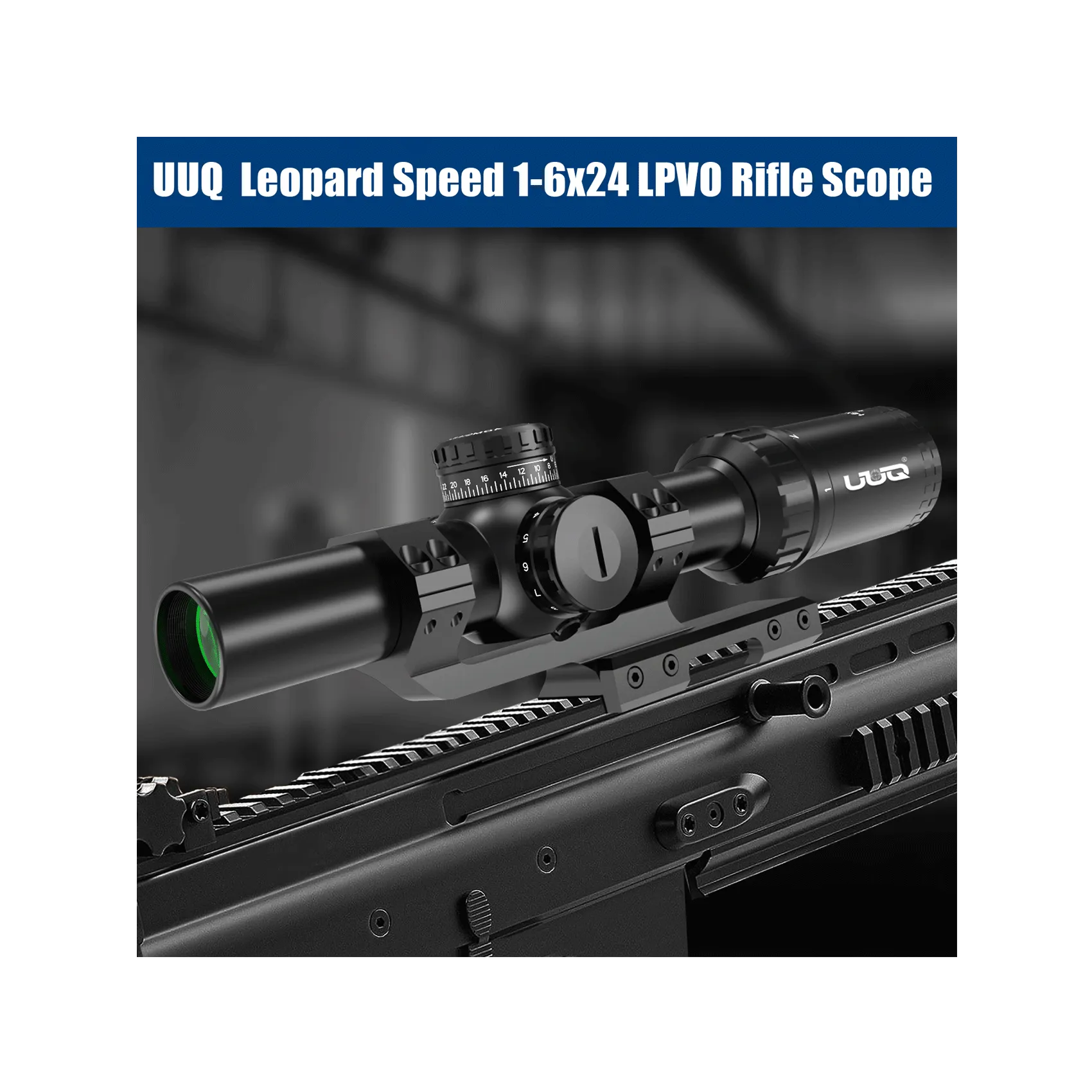 UUQ Leopard Speed 1-6x24 SFP LPVO Rifle Scope