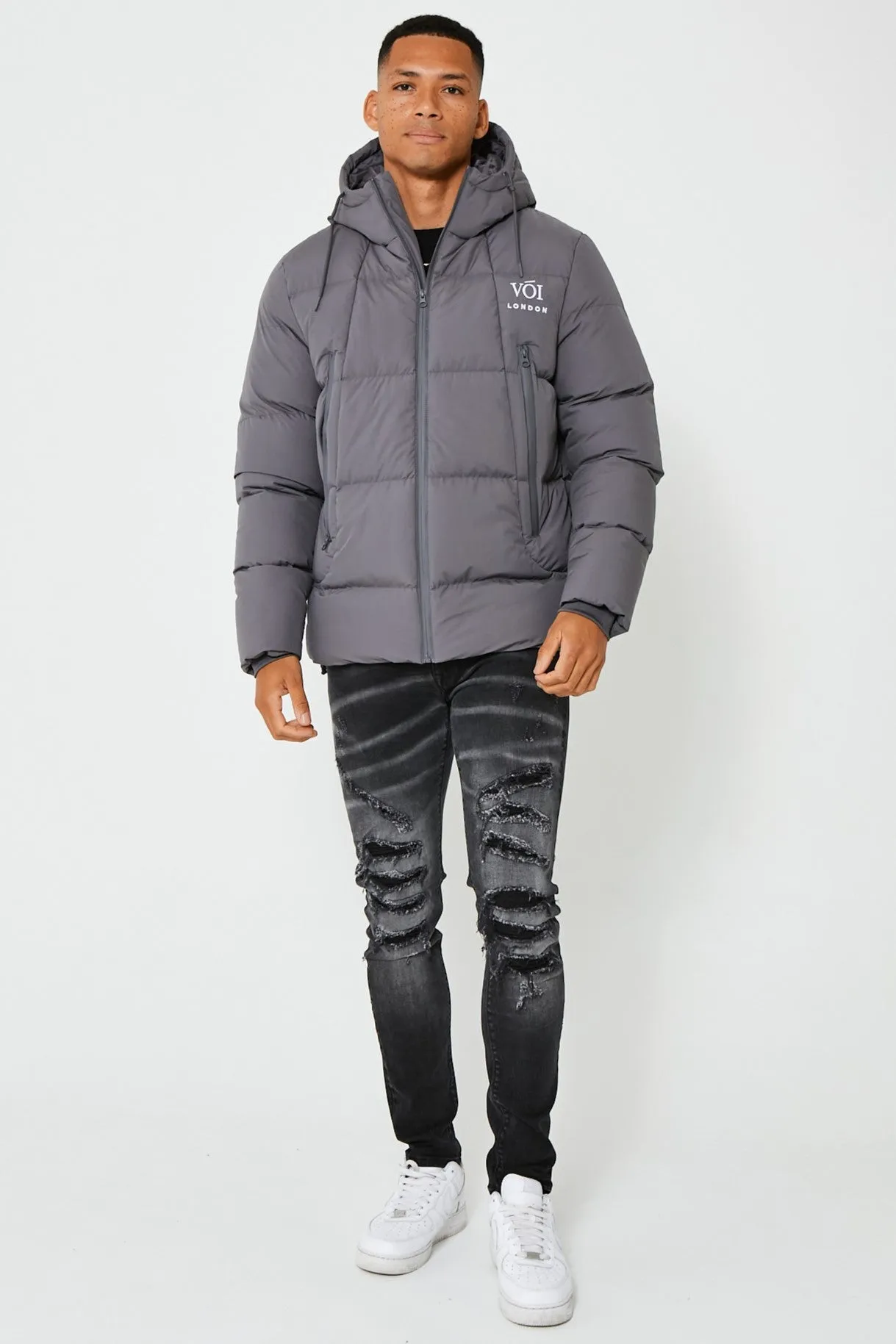 Uxbridge Puffer Jacket - Dark Grey