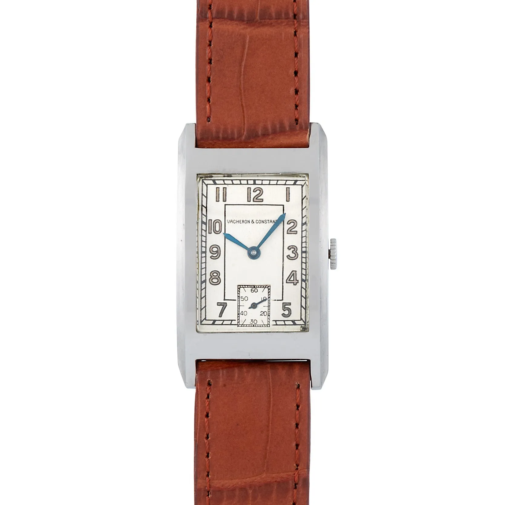 Vacheron Constantin Rectangular Steel Dress Watch