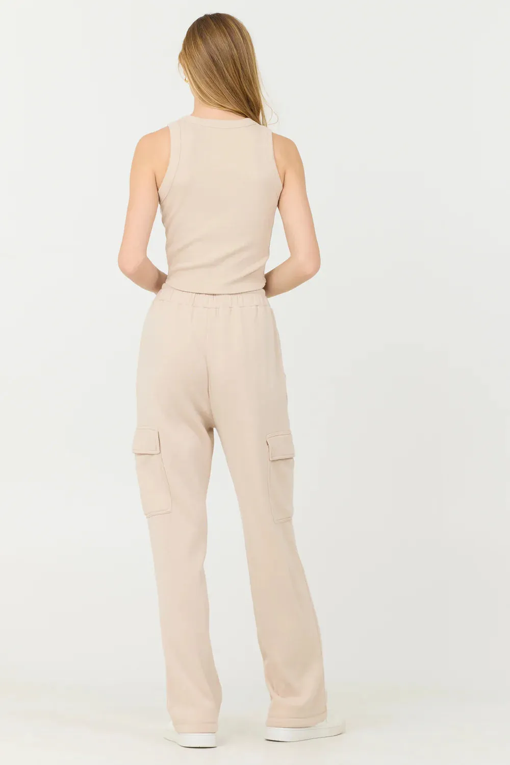 Vanilla Cream Cargo Pant