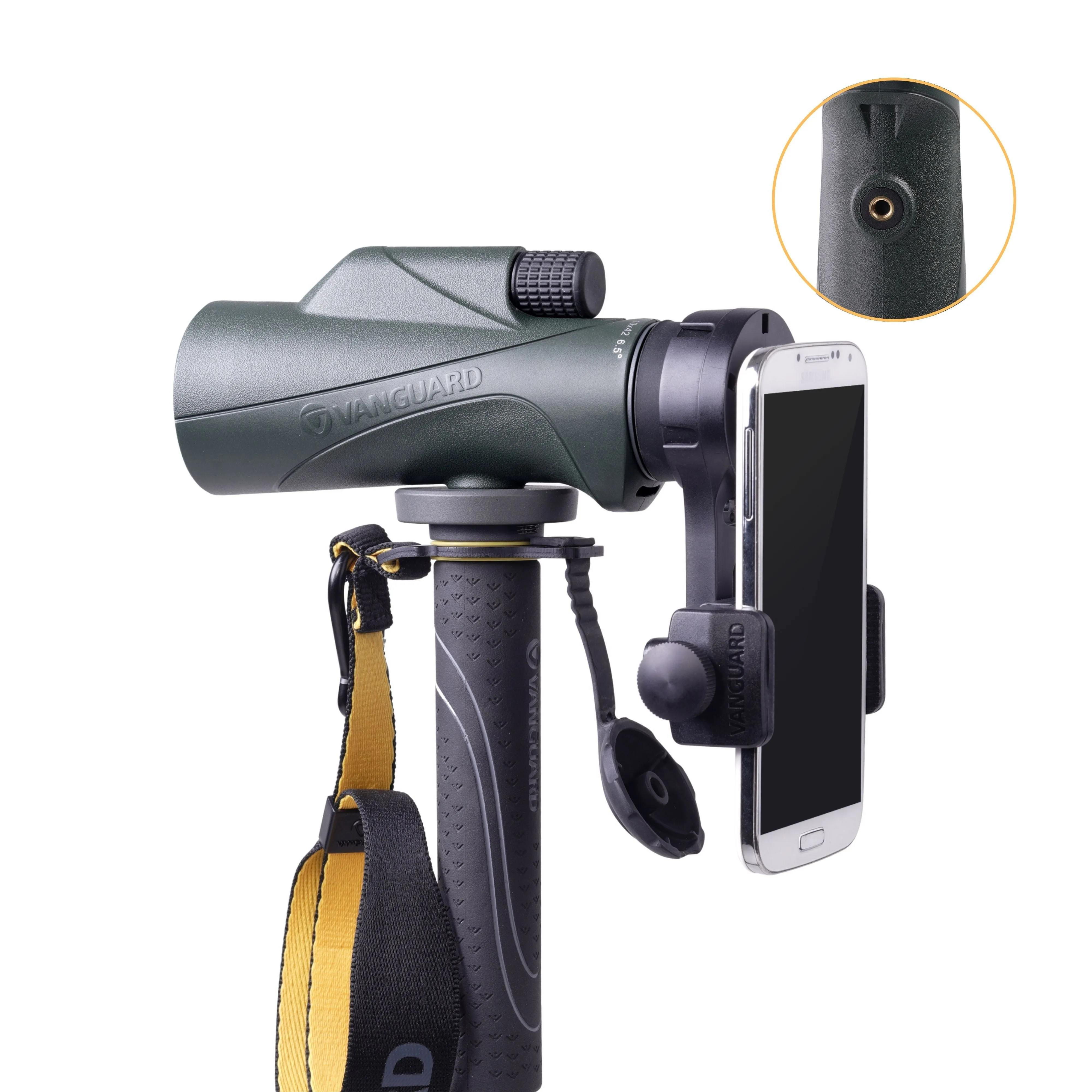 VEO HD2 1042M Monocular & Aluminium Monopod Smartphone Digiscoping Kit